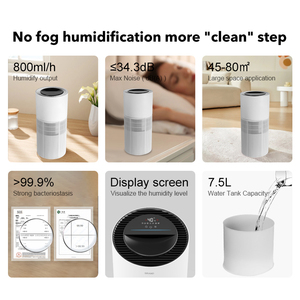 Bán buôn nhà phòng khách phòng bé phòng ngủ cảm ứng điều khiển <span class=keywords><strong>7.5L</strong></span> bể nước Công suất máy tạo độ ẩm không khí - Product Image 4