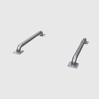 Nouvelles guides de roue en acier galvanisé pour l'assistance au stationnement des camions - Version droite/courbée d133mm pour usage en entrepôt