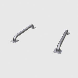 Guides de roue en acier galvanisé pour l'assistance au stationnement des camions - Version droite/courbée d133mm - Product Image 3