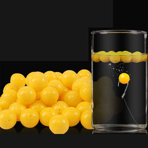 TGD Meilleur lot de 50 <span class=keywords><strong>leurres</strong></span> <span class=keywords><strong>souples</strong></span> en TPE avec perles sphériques, flottants, avec flacon, 8mm 10mm, appâts de pêche au goût de maïs <span class=keywords><strong>pour</strong></span> <span class=keywords><strong>la</strong></span> <span class=keywords><strong>truite</strong></span> et le bar - Product Image 2