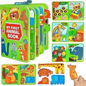 2026 Nuevo Juguete Montessori de Fieltro de Animales, Libro Sensorial de Tela Suave para Niños Pequeños, Tablero de Actividades de Fieltro para Habilidades Básicas, Venta Caliente - Product Image 2