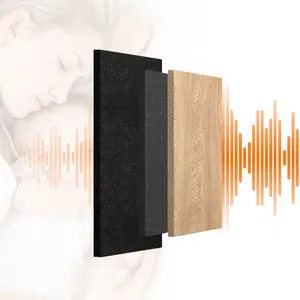 批发聚酯木质吸音板工作室吸音格栅材料吸收板条墙板