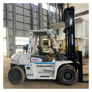 Carretillas elevadoras usadas y rentables TCM FD70 de segunda mano, carretillas elevadoras diésel de 7 toneladas, transpaletas automáticas ORIGINAL TCM FD70 en venta - Product Image 1