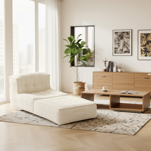 2026 New Arrivals Contemporary Velvet Sectional <b>Sofa</b> with Chaise <b>for</b> Apartment and Mall Use <b>Small</b> Volume Packing in Boxes - Product Image 1