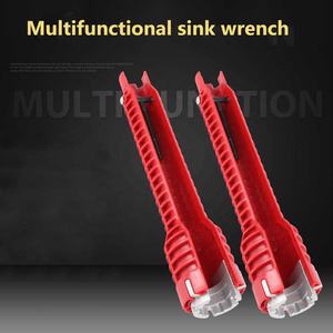 مفتاح متعدد الوظائف لحوض المطبخ والحمام، أداة تجميع أنابيب السباكة للحنفيات، مفتاح حوض 8 في 1 - Product Image 6