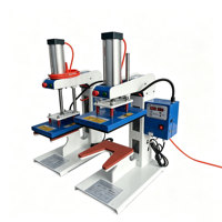 Presse à chaud automatique pour étiquettes de chaussures à double station 20x30cm, machine d'impression adaptée à diverses tailles de chaussures