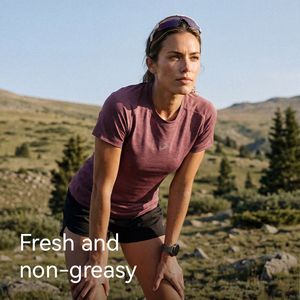 <span class=keywords><strong>T</strong></span>-<span class=keywords><strong>shirt</strong></span> à manches courtes et col rond pour <span class=keywords><strong>femme</strong></span> GJ YD09, vêtements de sport pour la course à pied et l'entraînement, avec un effet rafraîchissant à la menthe, séchage rapide - Product Image 3
