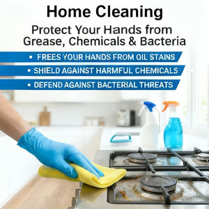 Guantes 드 니트릴로 드 일회용 시험 탈취 드 보호 죄 카초 드 라텍스 엔 폴보 파라 우소 의료 림피에자 코시나 - Product Image 2