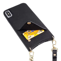 Étui de téléphone en cuir véritable de haute qualité avec porte-cartes pour XS Max, sangle réglable, fabricant, vente en gros