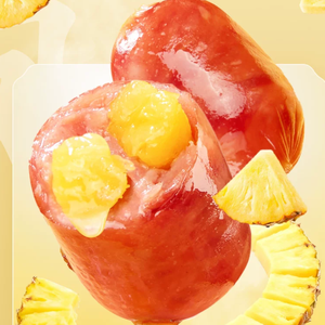 Saucisse de porc épicée Hongxiangji, viande prête à consommer, mini-saucisse saveur ananas, saucisse hot-dog pour restauration rapide OEM, viande séchée en sachet 100g - Product Image 1