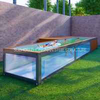Piscines préfabriquées de conteneur d'expédition de 20ft 40ft d'usine pour l'extérieur