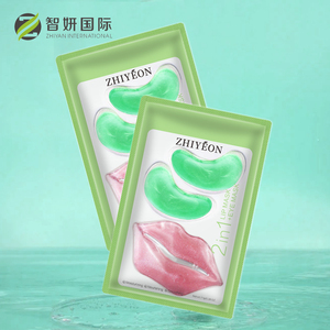 Etiqueta privada <span class=keywords><strong>Coreana</strong></span> Hidratante Eye Lip Mask Set Hidratante Hidrogel Parches Crysta Collagen Under Eye Mask y Lip Mask - Product Image 2
