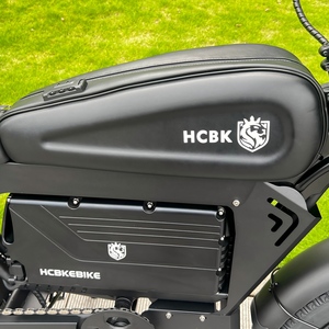 Bicicleta eléctrica HCBK-SS10 negra de 1500W para EE. UU., 50AH/60AH, alcance de 160 km, resistente al agua, con NFC antirrobo, de alta gama, 60V. - Product Image 4