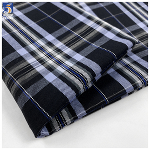 <span class=keywords><strong>Tissu</strong></span> de haute qualité 60/40 polyester/coton 195gsm <span class=keywords><strong>tissu</strong></span> teint en fil à carreaux <span class=keywords><strong>pour</strong></span> jupes d'uniforme scolaire plissées - Product Image 2
