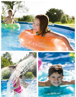 Intex 26788 4M X 2M X 1M Prism Stahlrahmen Rechteckiger Pool-Set PVC-Schwimmbecken