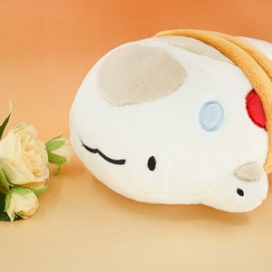 Peluche Personalizzato di Gatto <span class=keywords><strong>Anime</strong></span> OEM ODM, Simpatico Personaggio dei Cartoni Animati in Maglietta Rosa e Pantaloni Neri, Regalo per Fan - Product Image 3