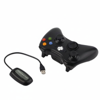 Control Inalámbrico TGZ X2.4 360B 2.4G para Xbox360 con Vibración para PC/PS - Receptor Todo en Uno