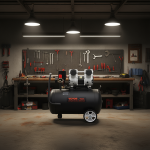 Compresor de Aire Vevor de 8 Galones, 90 Psi, Sin Aceite, 750W, Portátil, para Reparación y Reemplazo - Product Image 2