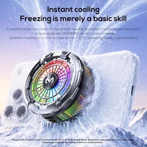 Memo CX26อัลตร้า30W แม่เหล็กเซมิคอนดักเตอร์หม้อน้ำสูงโทรศัพท์คูลเลอร์พร้อมหน้าจอแสดงอุณหภูมิสำหรับเกมเมอร์ pubg - Product Image 5