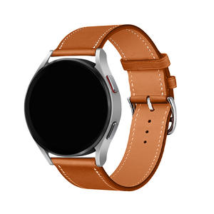 Bracelet en cuir véritable pour montre <span class=keywords><strong>huawei</strong></span>, 22mm, 20mm, 4/<span class=keywords><strong>3</strong></span>/2/S3/S2, active <span class=keywords><strong>fitbit</strong></span> - Product Image 1