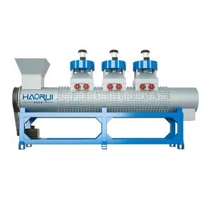 Máquina de eliminación de etiquetas de botellas de plástico PET PP PE de alta eficiencia