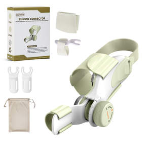 समायोज्य महिलाओं के बीयूनियन सुधारवादी पीले मध्यम पट्टा और 3 एंगल्ड प्लेटों के साथ बड़े पैर की प्लेट 1 पीसी के लिए सुधारात्मक उपकरण - Product Image 1