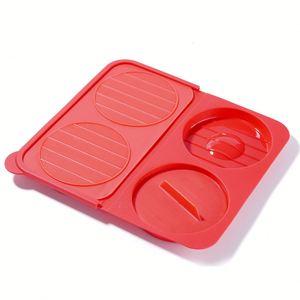 Molde de Silicona Antiadherente 4 en 1 Personalizado, Libre de BPA, para Hamburguesas, con Prensa para Carne y Almacenamiento - Product Image 2