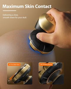 Nouveau rasoir pour hommes chauves 2026 - Trimcoo <span class=keywords><strong>Tondeuse</strong></span> électrique magnétique 5-en-1 avec lames en titane |   Doux pour les cuirs chevelus sensibles | - Product Image 4