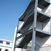 Ventes directes des fabricants de structures en acier pour entreprendre une ingénierie personnalisée de plate-forme d'usine d'escalier en acier