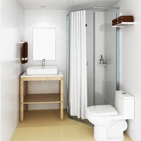 Nouvelles unités préfabriquées de module de douche de cosse de salle de bains de conception moderne de haute qualité pour Greentree Hotel BUL1618