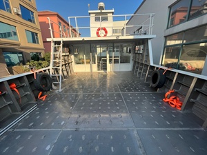 50 футов баржа лодка алюминиевый 5083 десантный корабль Роскошный корабль для грузового транспорта горячая распродажа - Product Image 2