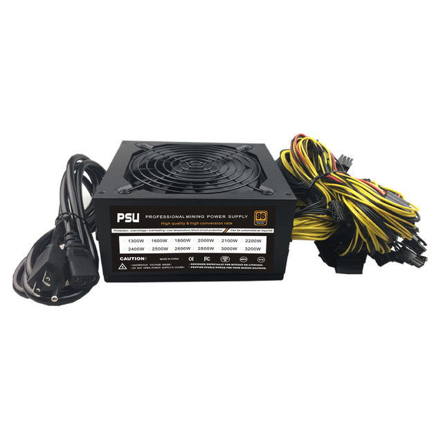 2000W PC Power Supply for Computer ATX 2000W PICO PSU 2000W ATX Power Supply Machine 12V 24pin