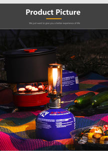 KLL 2001C Mini <span class=keywords><strong>lanterna</strong></span> a <span class=keywords><strong>Gas</strong></span> portatile <span class=keywords><strong>da</strong></span> esterno ultraleggera in acciaio inossidabile - Product Image 3