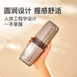 Portable Travel Mouthwash Cup 101-200ml Foldable Sealed Waterproof Transparent Wash Cup For Business Trip Toothbrush Storage - Product Image 3