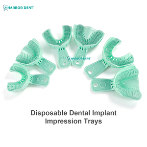 Plateaux d'empreinte dentaire pour implants, supports de dents en plastique, déflecteurs pliables en plastique, tailles S/M/<span class=keywords><strong>L</strong></span>, pour implantation dentaire - Product Image 2