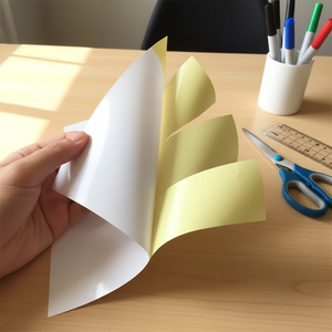 กระดาษสติกเกอร์ A4 เคลือบเงา/ด้าน สำหรับพิมพ์งาน<span class=keywords><strong>เขียน</strong></span> ใช้ในซูเ<span class=keywords><strong>ป</strong></span>อร์มาร์เก็ต กระดาษกาวในตัว - Product Image 2