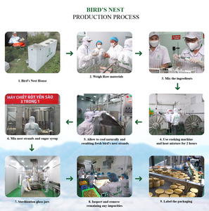 Chất Lượng Cao Dtnest Việt Nam Gói Của Hầm Chim Của Tổ Với Đường Đá (6 Lọ) Đồ Uống Chai Thủy Tinh Bao Bì Cho Trẻ Em - Product Image 6