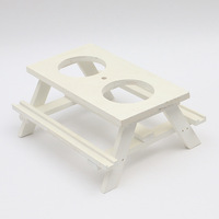 Iorful Creative Home Design moderne multi-usages petite table en bois Portable Table d'artisanat pliante en bois