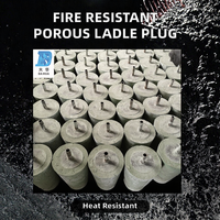 Vente directe usine : Lave de four en briques coulées respirantes avec bouchon poreux, fond résistant au feu, service de soudage à l'argon