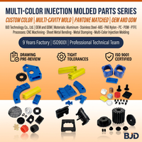 Produits en plastique nylon OEM d'usine, pièces moulées par injection personnalisées en PP, PC, PA66, ABS