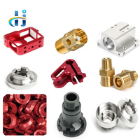 Chaîne de clés de verrouillage usinée CNC, pièces de rechange, interrupteur sélecteur anodisé coloré, usinage d'aluminium, disjoncteur, tournage CNC en acier inoxydable