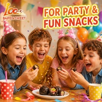 Caramelos de chocolate efervescentes al por mayor con relleno de caramelo de colores, bolas de chocolate explosivas, aperitivos para fiestas, OEM ODM
