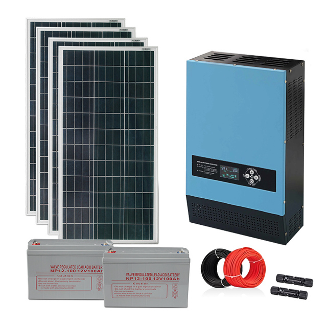 2KW 3KW 5KW 8KW 10KW 12KW Complete Solar Energy System Solar Panel Kit Power PV System Off Grid Cost for Home