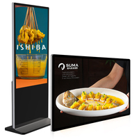 Écran publicitaire vertical LCD tactile YSYUN 43 49 55 65 pouces, affichage numérique sur pied pour la recherche d'informations