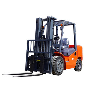 4Ton Forklift Diesel baru dengan penggerak 4 roda Forklift semua medan untuk penggunaan pertanian mesin pengiriman gratis sebagai komponen inti - Product Image 1