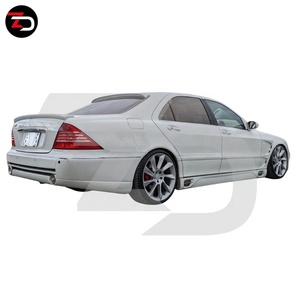 ชุดแต่งรอบคันสไตล์ Lors <span class=keywords><strong>ราคา</strong></span>ดี สำหรับ <span class=keywords><strong>Benz</strong></span> S Class W220 LCI <span class=keywords><strong>S500</strong></span> ประกอบด้วยกันชนหน้า, สเกิร์ตข้าง, สปอยเลอร์หลังคา, สปอยเลอร์ท้าย, และสปอยเลอร์หลัง - Product Image 3