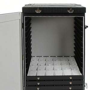 Estuche Organizador de Joyas de Cuero, Pequeño, de Viaje, Personalizado, de Lujo para Mujer - Product Image 4