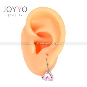 <span class=keywords><strong>Fantaisie</strong></span> En Acier Inoxydable Femmes Bijoux CZ Zircon Boucles D'oreilles 18k Chaîne En Or Cristal Femmes Pendentif Colliers - Product Image 6