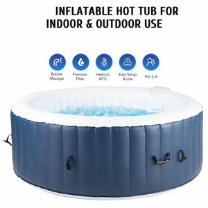 Venta caliente 2-4 Persona Adulto Spa Forma redonda Inflable Bañera de hidromasaje PVC al aire libre Whirlpool y piscina - Product Image 5