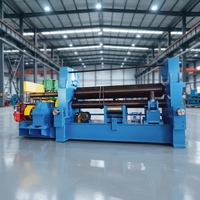 Machine à rouler les tôles CNC série W12, moteur hydraulique complet, PLC, équipement de pliage et de formage de tôles en acier inoxydable